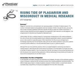 plagiarism-medical-research